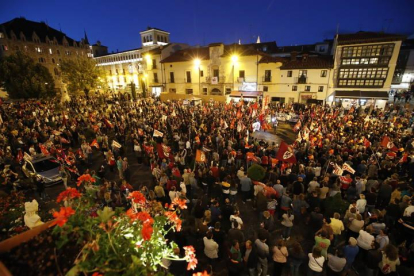 Imagen de la manifestación del pasado jueves en León