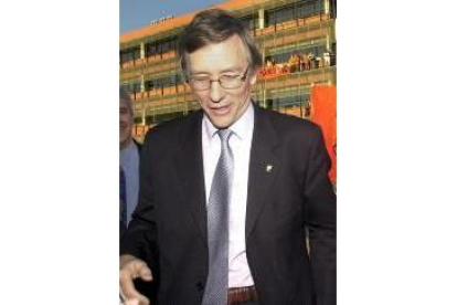 El ya ex presidente del CSIC, Rolf Tarrach, ayer en Valencia