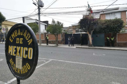 Imagen de la Embajada de México donde tuvieron lugar los hechos.