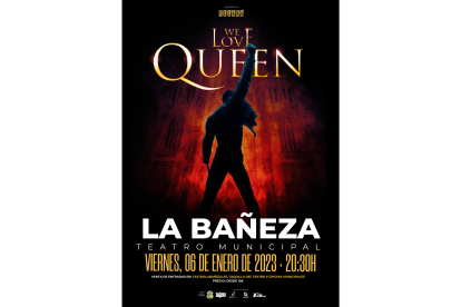 Cartel del concierto 'We love Queen'. DL