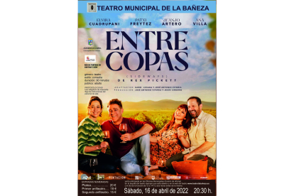 Cartel de la obra de teatro en La Bañeza.DL