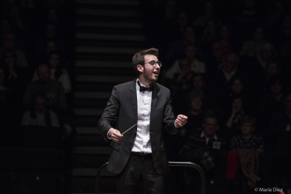 Jorgue Yagüe dirigirá la Joven Orquesta Leonesa. DL