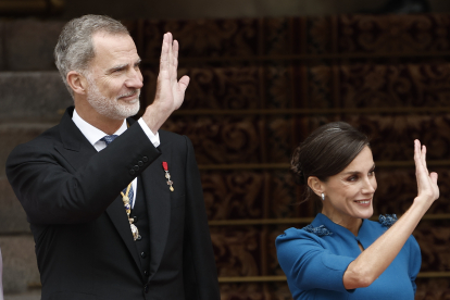 Los reyes Felipe y Letizia. EFE/ SERGIO PÉREZ