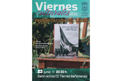 Cartel de los Viernes Culturales en La Bañeza. DL