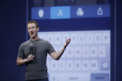 El fundador de Facebook, Mark Zuckerberg, durante una conferencia en San Francisco.