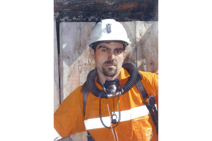 El minero fallecido Roberto Álvarez García. 36 años. Picador y brigadista. DL