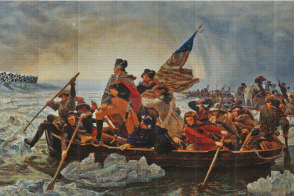 'Washington Crossing the Delaware', 2023. AI WEIWEI