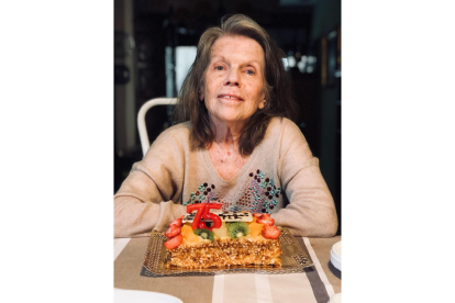 Nila Martín-Granizo en su 75 cumpleaños. DL