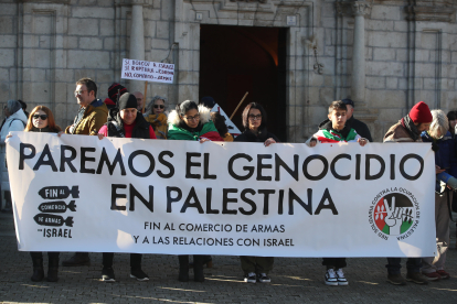 Concentración contra el genocidio en Gaza. L. DE LA MATA