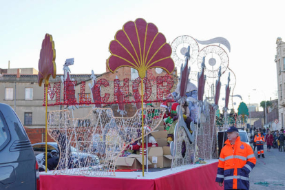 Cabalgata de los Reyes Magos el año pasado en La Bañeza. MIGUEL B. F.