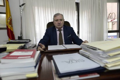 Miguel Ángel Alonso de Paz, presidente del colegio de gestores administrativos. RAMIRO