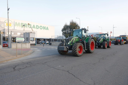Segunda jornada de protestas con una nueva tractorada que llegará hasta la capital leonesa.