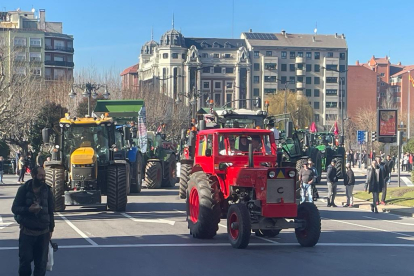 Los tractores invaden el centro de la ciudad