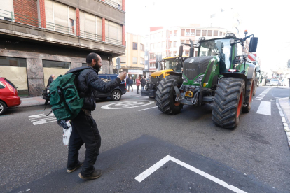 La tercera tractorada atraviesa León