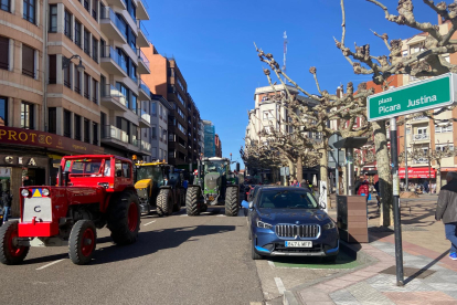 La tercera tractorada atraviesa León