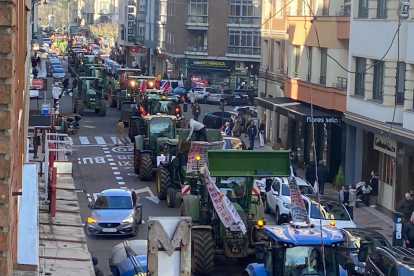 La tercera tractorada atraviesa León