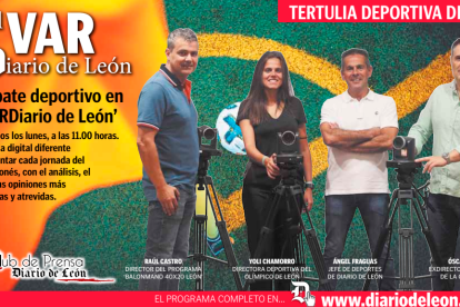 Participantes en la tertulia deportiva El VARDiario de León