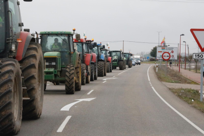 Los tractores volvieron esta mañana a la carretera.