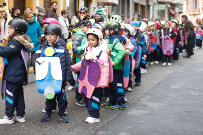 Carnaval infantil en La Bañeza.