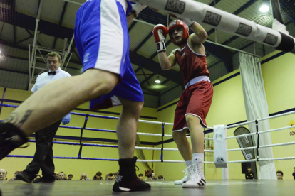 Velada de boxeo en León por Saúl Tejada.