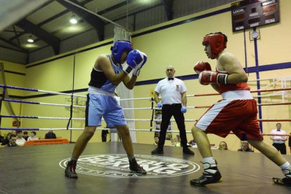 Velada de boxeo en León por Saúl Tejada.