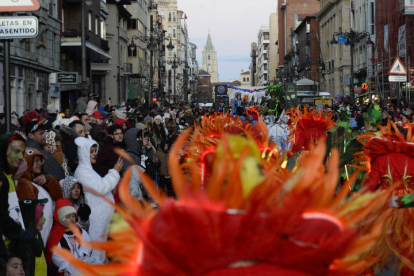 Desfile de Carnaval en la capital leonesa.