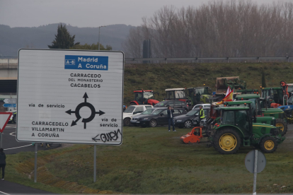 La tractorada en El Bierzo