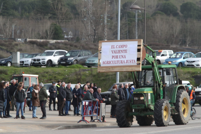 Los tractores entran en Ponferrada.