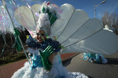 Bembibre vivió su sábado de Piñata para cerrar las fiestas de Carnaval en el Bierzo Alto.