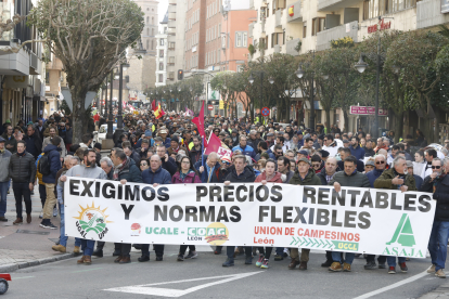 Tractores y agrocultores colapsan ya las principales calles de León en otra movilización histórica del campo.
