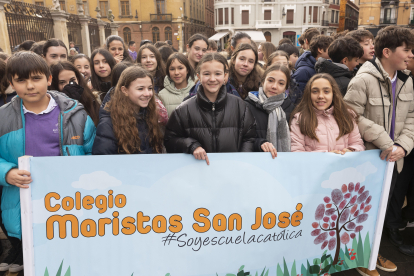Encuentro de Escuelas Católicas en la Catedral de León