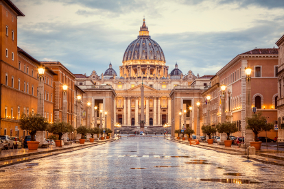 Basílica de San Pedro, en Ciudad del Vaticano (Roma, Italia).