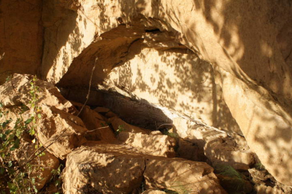 La que posiblemente es la Cueva de San Miguel, en Villanueva del Árbol.