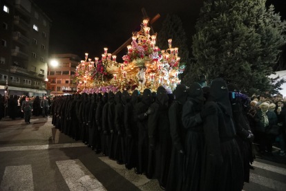 Un momento de la Procesión de la Pasión.