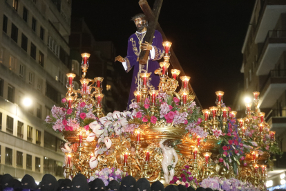 Un momento de la Procesión de la Pasión.