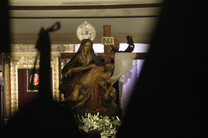 Un momento de la Procesión de la Pasión.