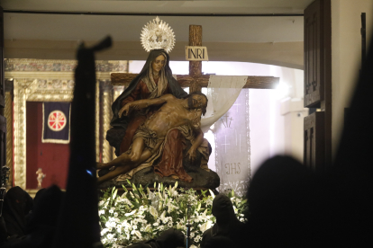 Un momento de la Procesión de la Pasión.