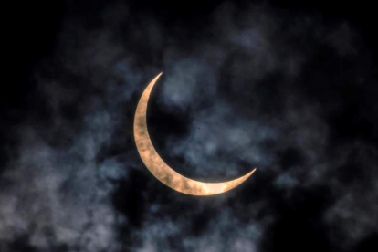 El eclipse se podrá ver a partir de las 21.17 horas.