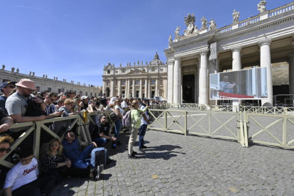 El papa Francisco, ayer en el Vaticano.