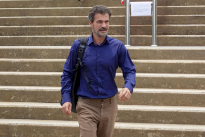 El actor español Rodolfo Sancho, padre de Daniel Sancho, tras la segunda sesión del juicio contra su hijo.