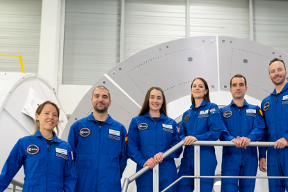 Pablo Álvarez Fernández se ha graduado como astronauta este lunes 22 de abril junto a sus compañeros Sophie Adenot, Rosemary Coogan, Raphaël Liégeois y Marco Sieber,