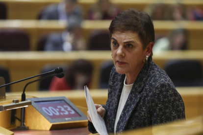 Mertxe Aizpurua, portavoz de EH Bildu en el Congreso.EFE/ Kiko Huesca