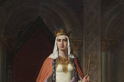 Pintura de la reina Urraca de León