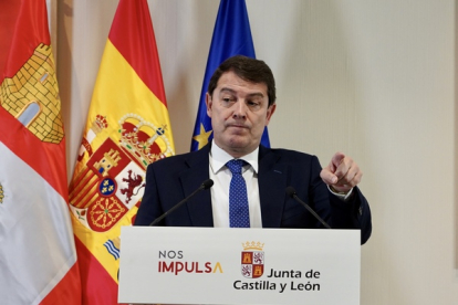 El presidente de la Junta de Castilla y León, Alfonso Fernández Mañueco.