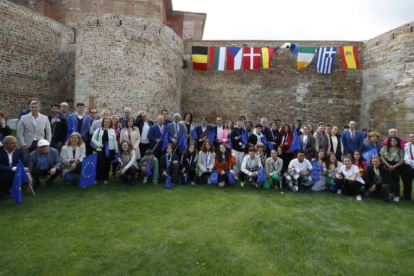 Celebración del Día de Europa en León el año pasado