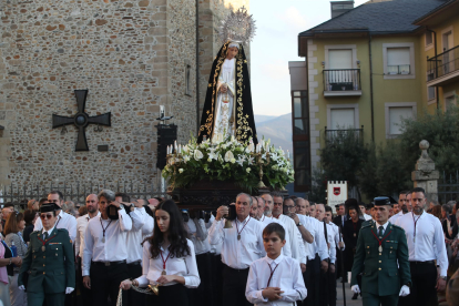 Ponferrada celebra los diez años de la coronación canónica de Nuestra Señora de la Soledad.