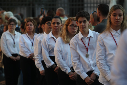 Ponferrada celebra los diez años de la coronación canónica de Nuestra Señora de la Soledad.