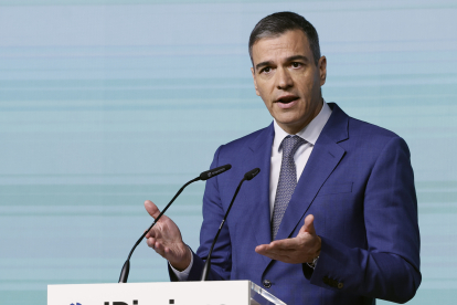 El presidente del Gobierno, Pedro Sánchez, este jueves en Madrid.