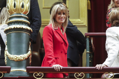 Imagen de archivo de Begoña Gómez, esposa del líder del PSOE y presidente del Gobierno, Pedro Sánchez. EFE/ Juan Carlos Hidalgo