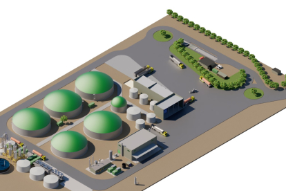Imagen del proyecto de la planta de Genia Bioenergy para Valencia de Don Juan